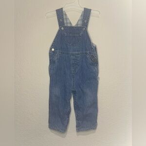 Blue, Plaid, Bear Detail Sonoma Lifestyle Overalls Jumper. 6/9 Months